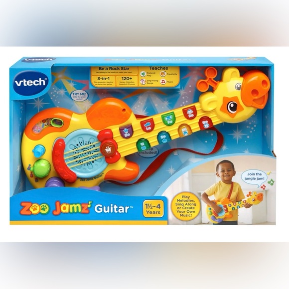 Musical Instruments Vtech Fa vtech | Toys | Vtech Zoo Jamz Giraffe Guitar Light Up Musical Animal ...